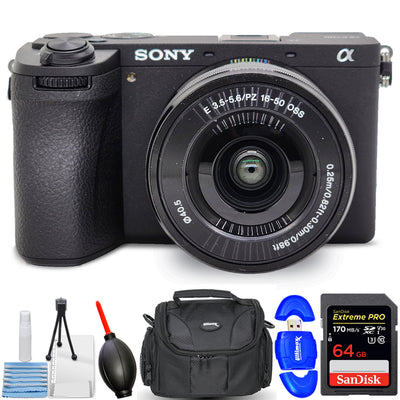 Sony a6700 Mirrorless Camera with 16-50mm Lens ILCE-6700L - 7PC Accessory Bundle