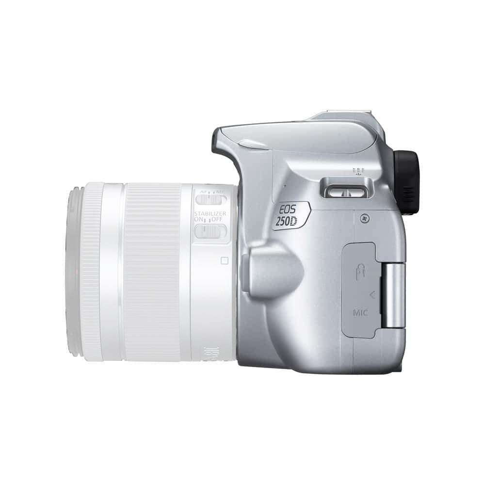 Canon EOS 250D / Rebel SL3 DSLR Camera (Silver, Body Only)