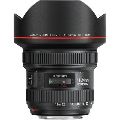 Canon EF 11-24mm f/4L USM Wide-Angle Zoom Lens (Black) + Lens Pouch Pro Bundle