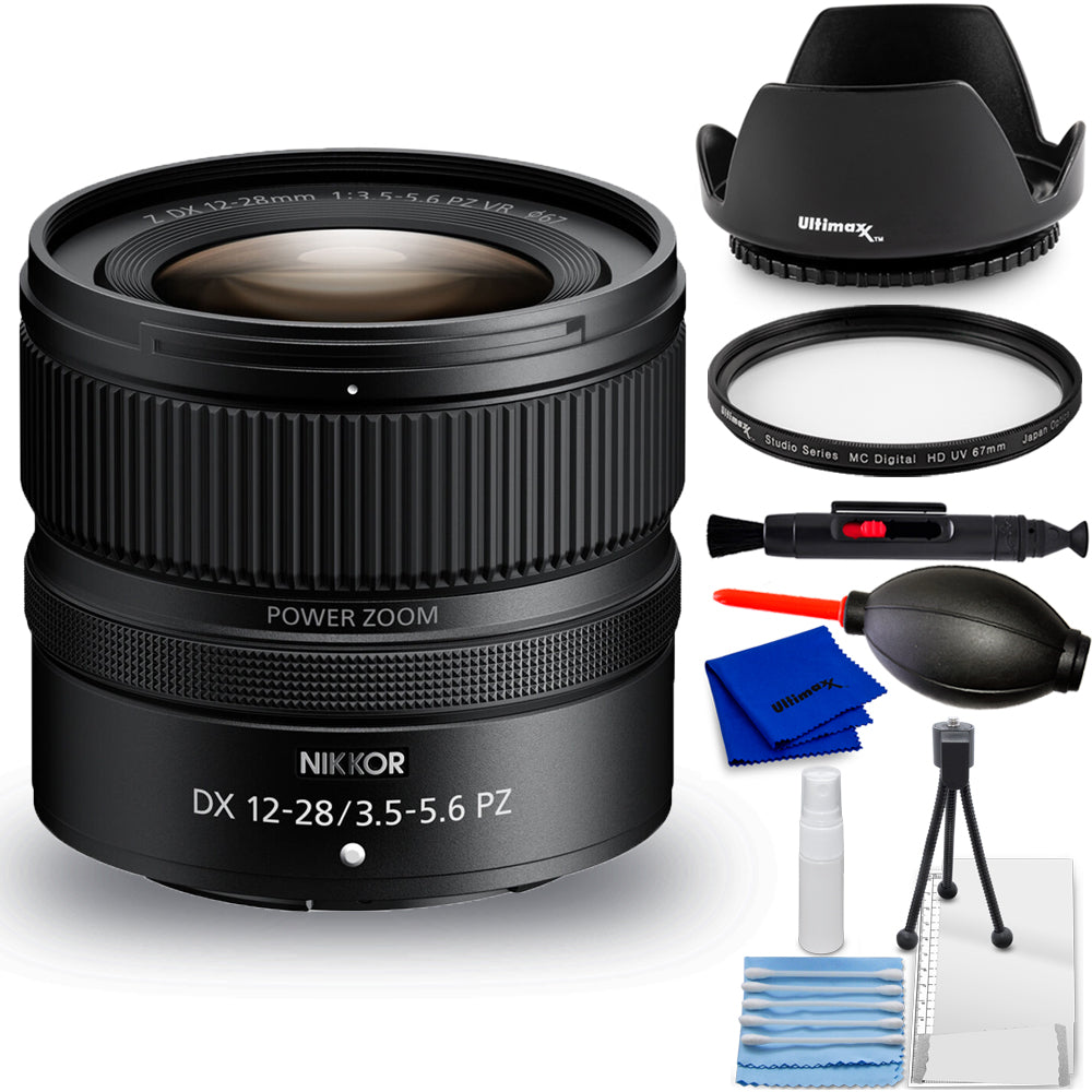 Nikon NIKKOR Z DX 12-28mm f/3.5-5.6 PZ VR Lens (Nikon Z) 20118 - Accessory Kit