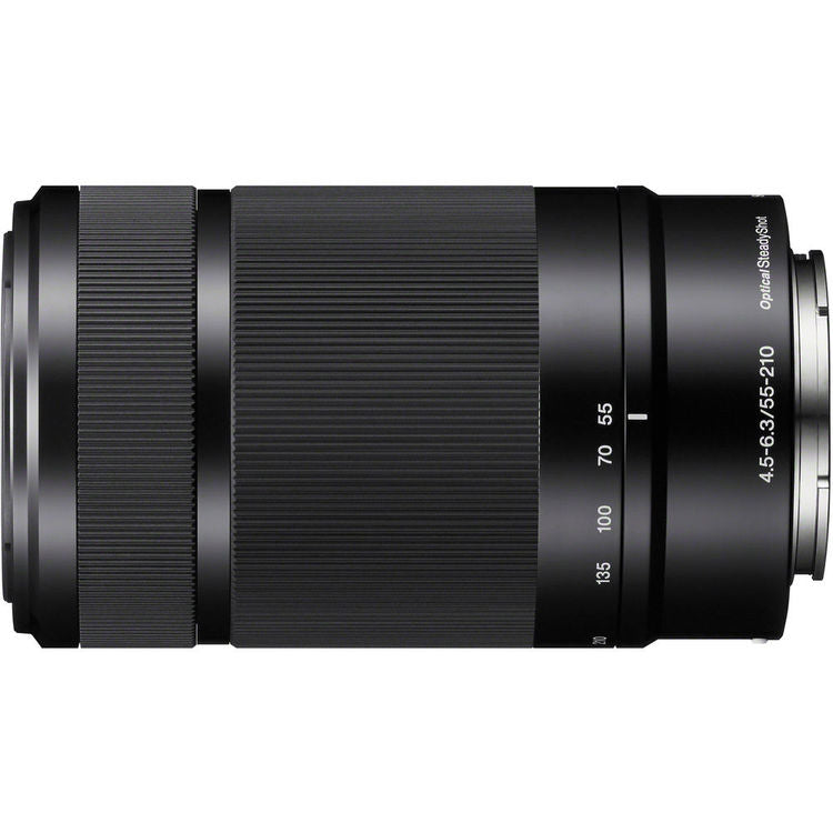 Sony E 55-210mm f/4.5-6.3 OSS Lens (Black) SEL55210/B White Box