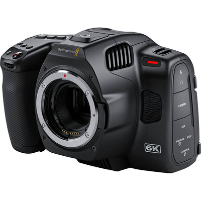 Blackmagic Design Pocket Cinema Camera 6K Pro Canon EF + EXT BATT + 64GB Bundle
