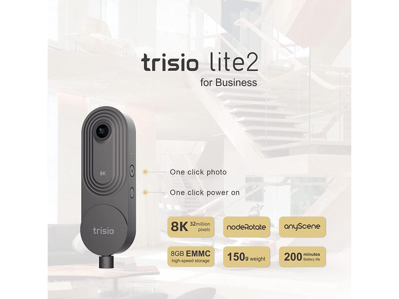 Trisio Lite 2 VR - 8K Virtual Tour NodeRotate 360° Camera - HZ2000