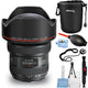 Canon EF 11-24mm f/4L USM Wide-Angle Zoom Lens (Black) + Lens Pouch Pro Bundle Canon