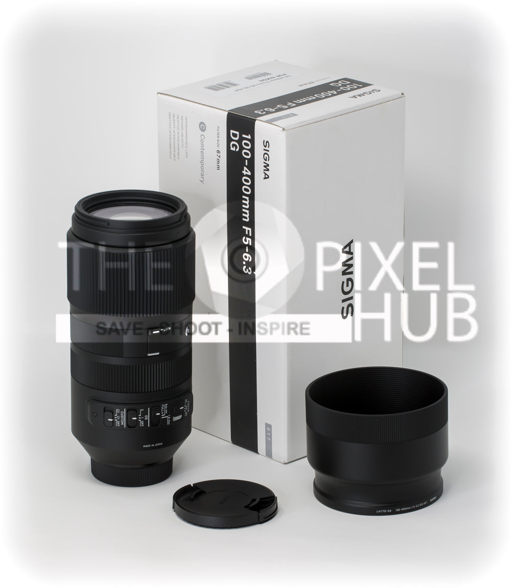 Sigma 100-400mm f/5-6.3 DG OS HSM Contemporary Lens (Nikon F) Filter Kit Bundle