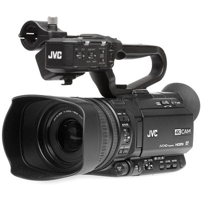 JVC GY-HM180 Ultra HD 4K Camcorder with HD-SDI + 64GB + Filter Kit Bundle