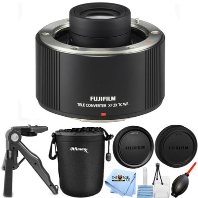 Fujifilm XF 2x TC WR Teleconverter + Tripod + Lens Pouch Bundle 16516271