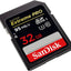SanDisk Extreme Pro 95MB/S Class 10 32GB SDHC SD UHS-I U3 Flash Memory Card