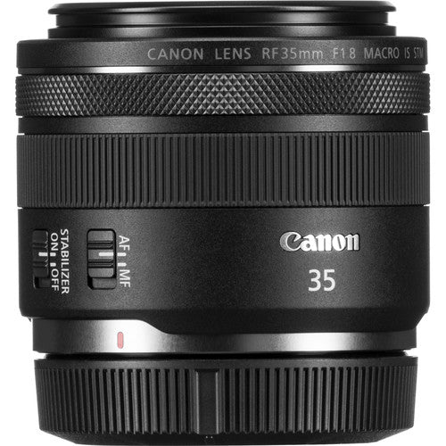 Canon RF 35mm f/1.8 IS Macro STM Lens - 12PC Accessory Bundle