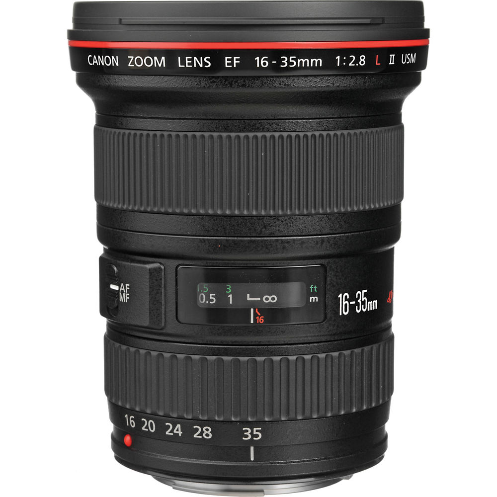 Canon EF 16-35mm f/2.8L II USM Lens 1910B002 - 7PC Accessory Bundle
