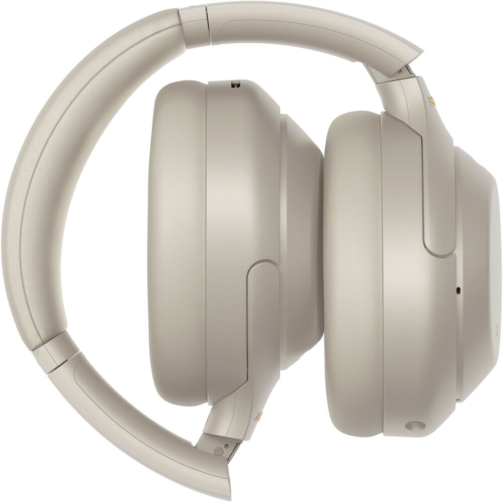 Sony WH-1000XM4 Wireless Noise-Canceling Over-Ear Headphones (Silver)