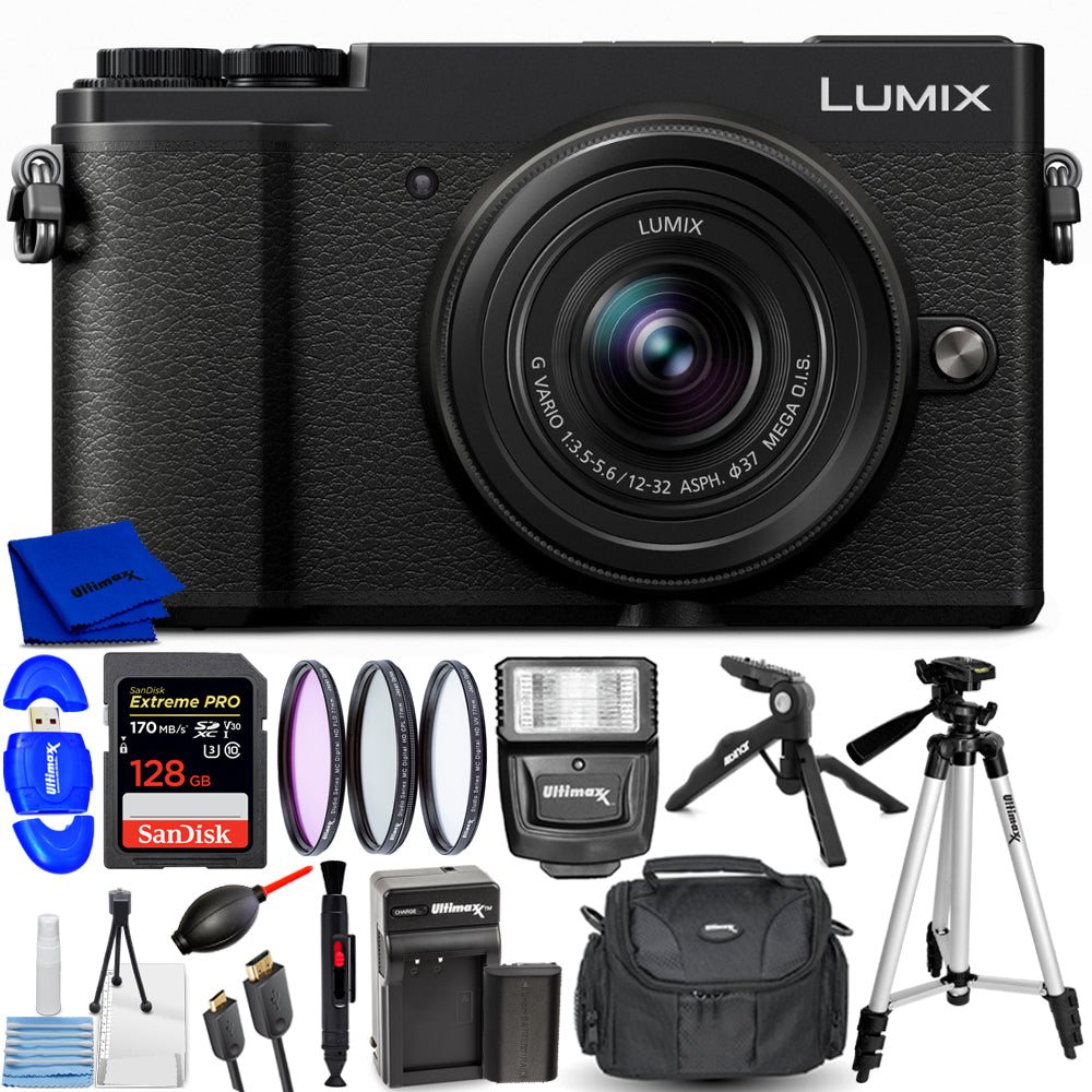 Panasonic Lumix GX9 with 12-32mm f/3.5-5.6 ASPH MEGA O.I.S. Lens (Blac ...