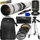 ULTIMAXX 650-1300mm f/8 Super Zoom Lens for Canon R Mount + Filter Kit Bundle Ultimaxx