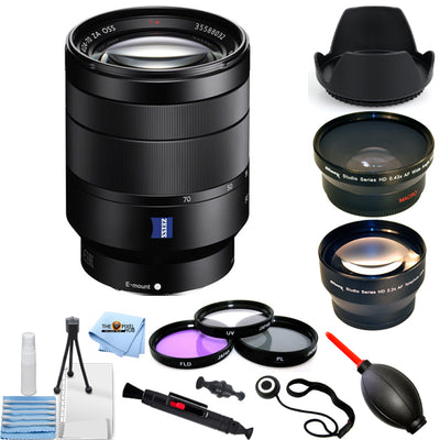 Sony Vario-Tessar T* FE 24-70mm f/4 ZA OSS Lens SEL2470Z Pro Filter Kit Bundle