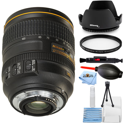 Nikon AF-S NIKKOR 24-120mm f/4G ED VR Lens 2193 - 7PC Accessory Bundle