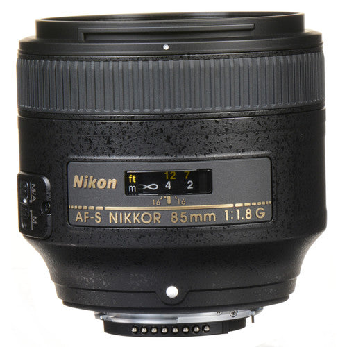 Nikon AF-S NIKKOR 85mm f/1.8G Lens 2201 + Filter Kit + Lens Pouch Bundle