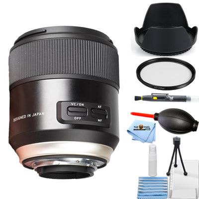 Tamron SP 45mm f/1.8 Di VC USD Lens for Canon EF AFF013C-700 - UV Filter Bundle