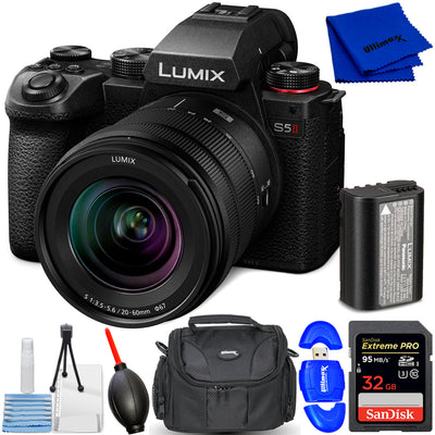 Panasonic Lumix S5 II Mirrorless Camera with S 20-60mm f/3.5-5.6 Lens DC-S5M2KK