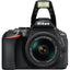 Nikon D5600 DSLR Camera with 18-55mm and 70-300mm VR - Essential 64GB Bundle