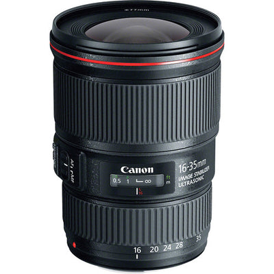 Canon EF 16-35mm f/4L IS USM Lens 9518B002 + Filter Kit + Lens Pouch Bundle