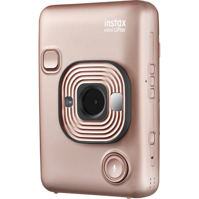 FUJIFILM INSTAX Mini LiPlay Hybrid Instant Camera (Blush Gold) - 16631851