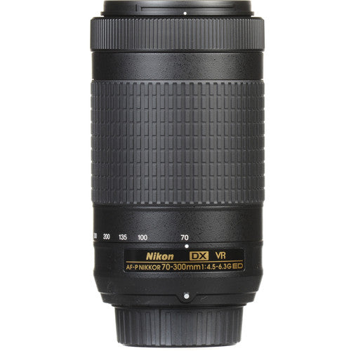Nikon AF-P DX NIKKOR 70-300mm f/4.5-6.3G ED VR Lens White Box - UV FIlter Bundle