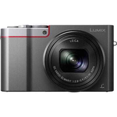 Panasonic LUMIX DC-TZ220D/ZS200D Digital Camera (Silver) - 12PC Accessory Bundle