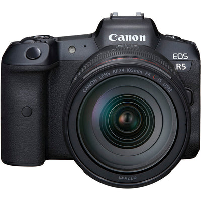 Canon EOS R5 Mirrorless Camera with 24-105mm f/4 Lens - 4147C013