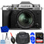 FUJIFILM X-T5 Mirrorless Camera with 18-55mm Lens Silver - 7PC Accessory Bundle