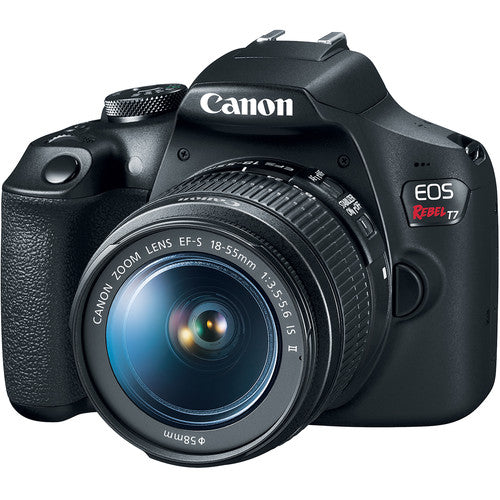 Canon EOS Rebel T7 DSLR Camera with EF-S 18-55mm IS II Lens - 2727C002