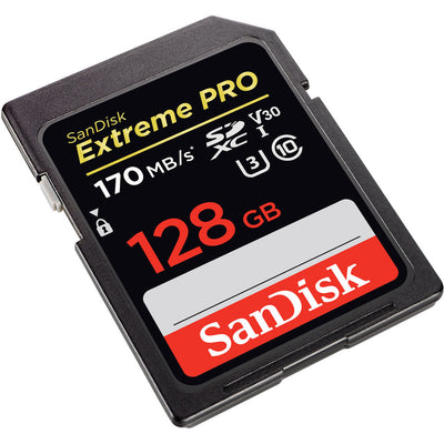 SanDisk 128GB Extreme PRO UHS-I SDXC Memory Card - SDSDXXY-128G-ANCIN