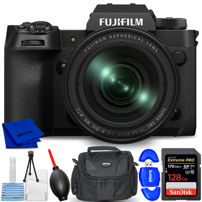 FUJIFILM X-H2 Mirrorless Camera with 16-80mm Lens - 7PC Accessory Bundle
