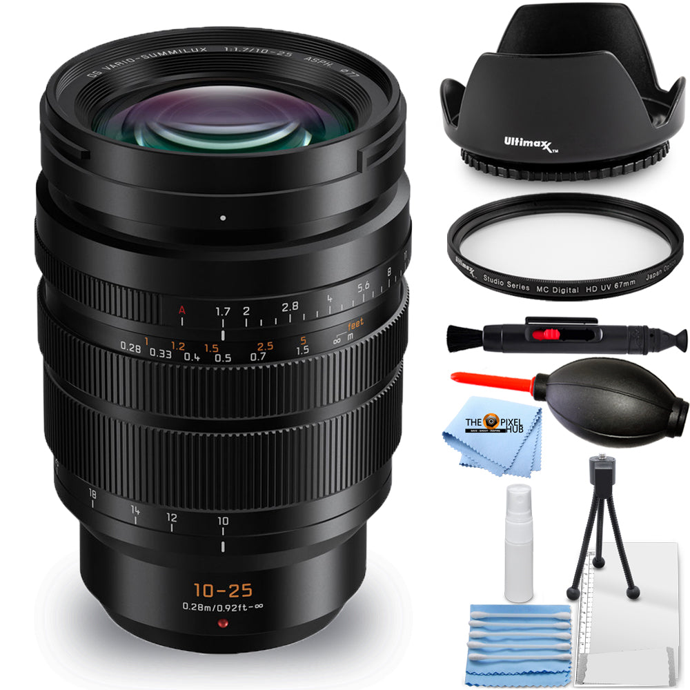 Panasonic Leica DG Vario-Summilux 10-25mm f/1.7 ASPH. Lens H-X1025 - UV Bundle