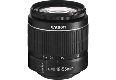 Canon EF-S 18-55mm f/3.5-5.6 III Standard Zoom Lens - New in White Box