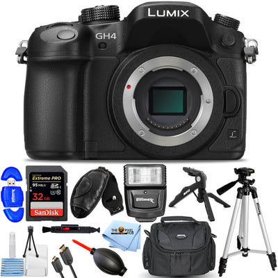 Panasonic Lumix DMC-GH4 Mirrorless Micro Four Thirds Digital Camera (Body) Bundle 1