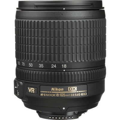 Nikon AF-S DX NIKKOR 18-105mm f/3.5-5.6G ED VR Lens 2179 - New in White Box