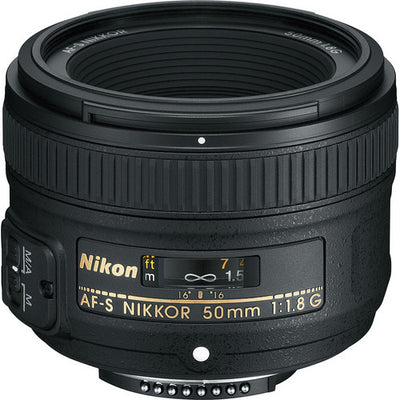 Nikon AF-S NIKKOR 50mm f/1.8G Lens 2199 - Essential UV Filter Bundle