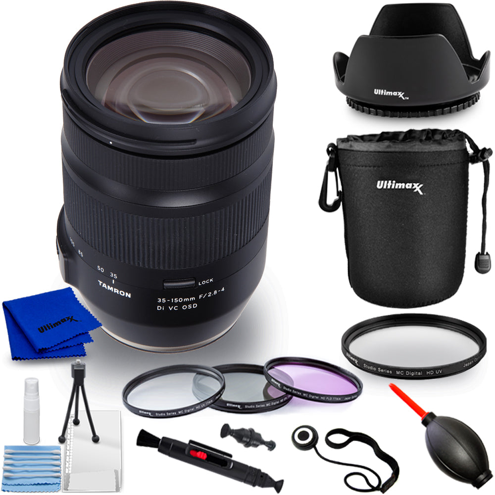 Tamron 35-150mm f/2.8-4 Di VC OSD Lens for Nikon F - 10PC Accessory Bundle