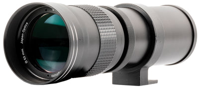 Ultimaxx 420-800mm f/8.3-16 Super HD Manual Telephoto Zoom T-Mount Lens (Black)