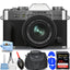 FUJIFILM X-T30 II Mirrorless Camera with XC 15-45mm OIS PZ Lens (Silver) Bundle