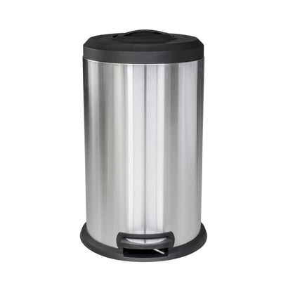 Premium Stainless Steel Trash Compression System Garbage Bin Wastebasket 40L/13G