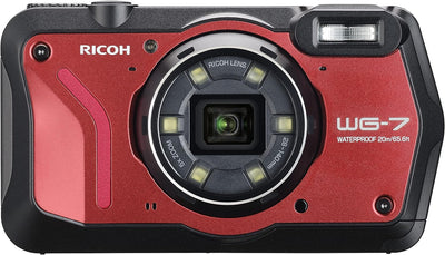 Picture 1 of 6

RICOH WG-7 Digital Camera Tough Waterproof Dustproof 4K WEB Camera (Red) Bundle
