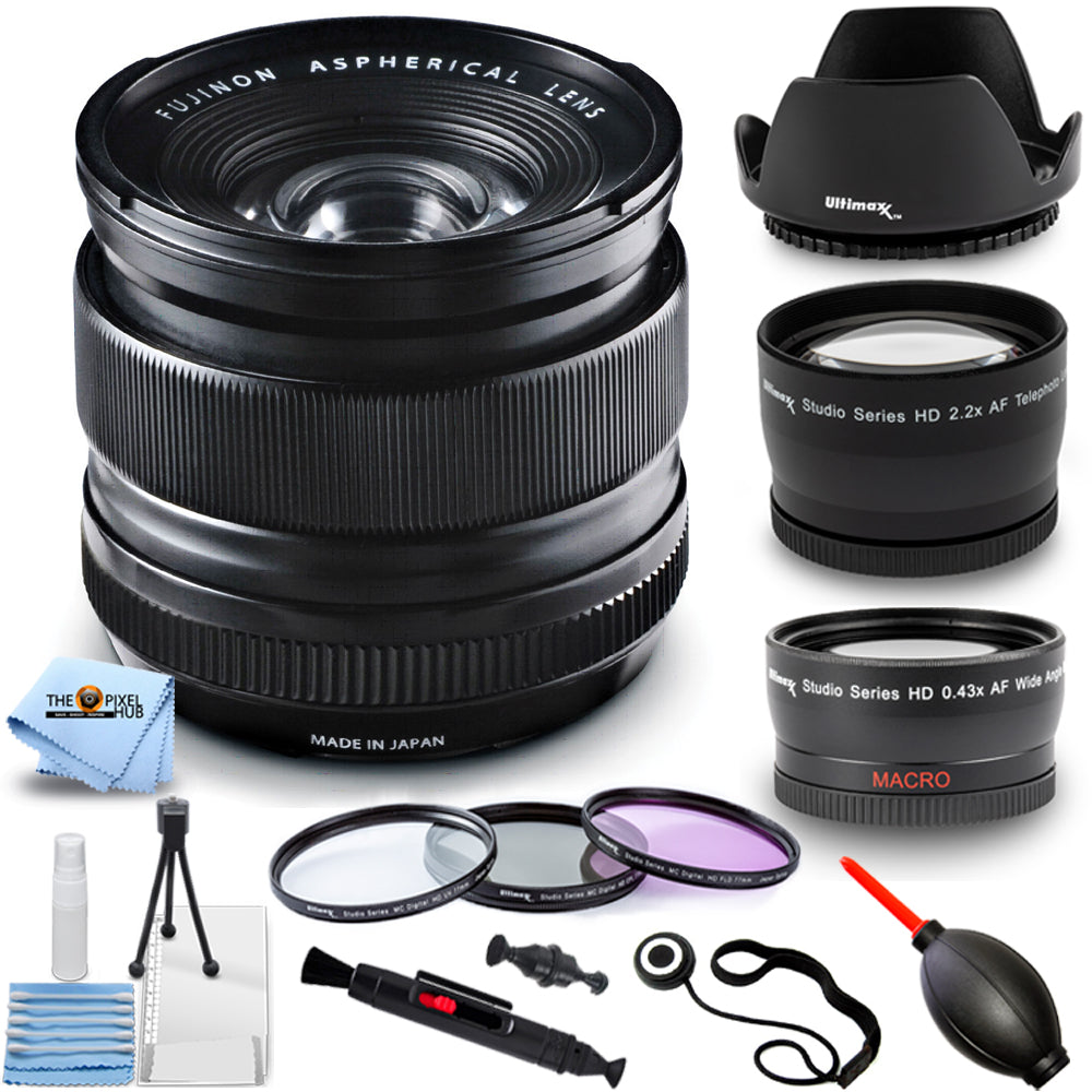 FUJIFILM XF 14mm f/2.8 R Lens 16276481 - 10PC Accessory Bundle