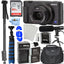 Sony ZV-1 20.1MP/4K Compact Vlog Digital Camera - 14PC Accessory Vlogging Bundle