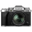 FUJIFILM X-T5 Mirrorless Camera with 18-55mm Lens Silver - 12PC Accessory Bundle