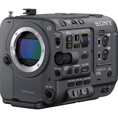 Sony FX6 Full-Frame Cinema Camera (Body Only) - SOFX6