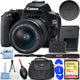 Canon EOS 250D / Rebel SL3 DSLR with 18-55mm (Black) - Essential 32GB Bundle Canon