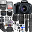 Canon EOS 4000D / Rebel T100 18-55mm + 75-300mm + 500mm 30 Piece Accessory Kit