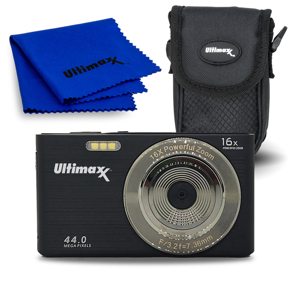 Picture 1 of 4

Ultimaxx 44MP Digital Compact Camera with 16x Digital Zoom w/ 32GB Card Kit