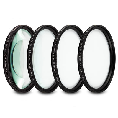 55mm Close Up Macro Lens Filter +1 +2 +4 +10 for Canon Nikon Sony Pentax Camera